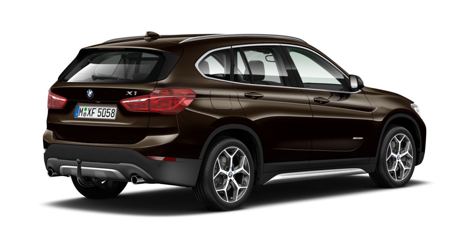BMW BMW X in Braun von hinten BMW BMW X in Braun von hinten