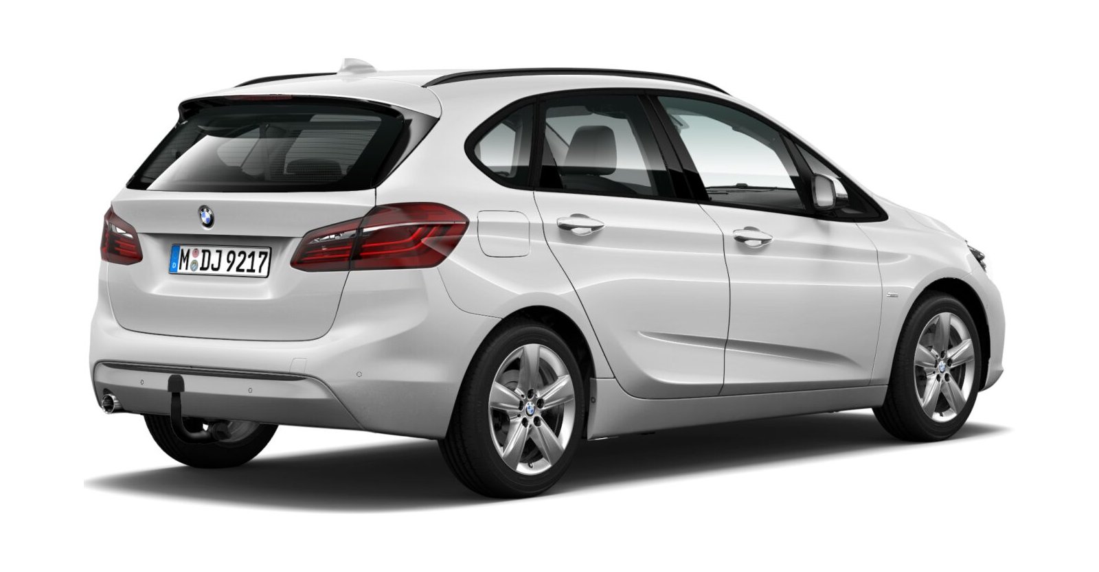 BMW BMW 2er in Weiß von hinten BMW BMW 2er in Weiß von hinten