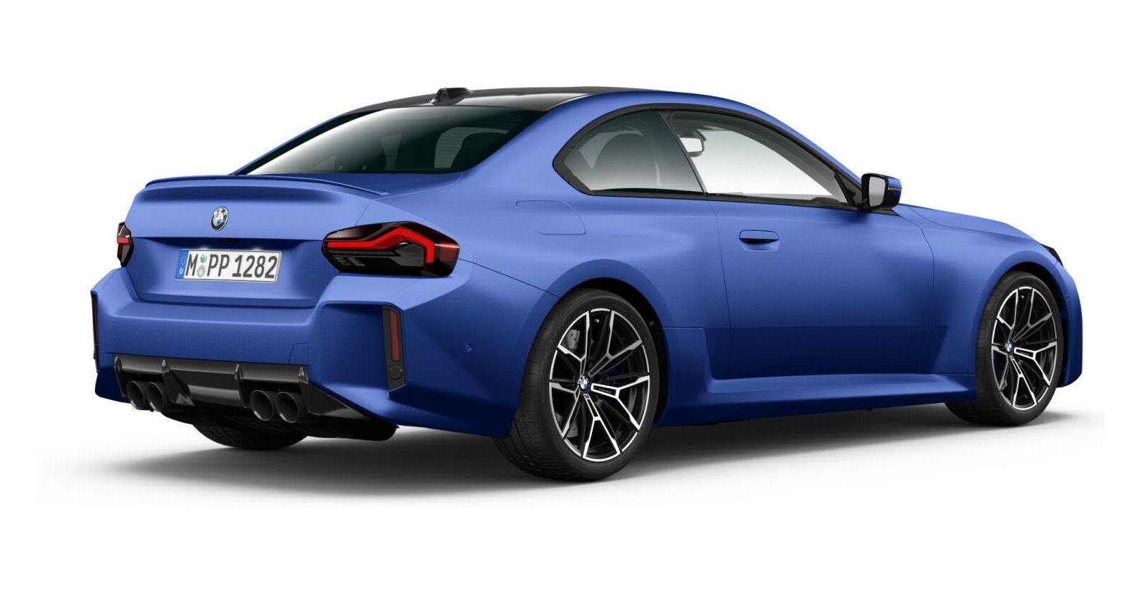 BMW BMW M in Blau von hinten BMW BMW M in Blau von hinten