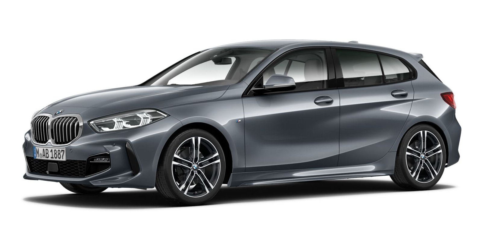 BMW BMW 1er in Grau von vorne BMW BMW 1er in Grau von vorne