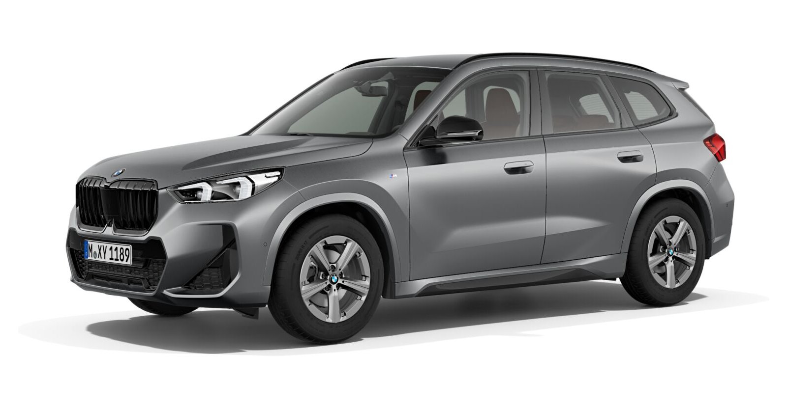 BMW X1 sDrive20i in Grau von vorne BMW X1 sDrive20i in Grau von vorne