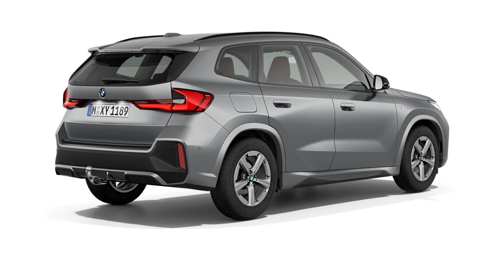 BMW BMW X in Grau von hinten