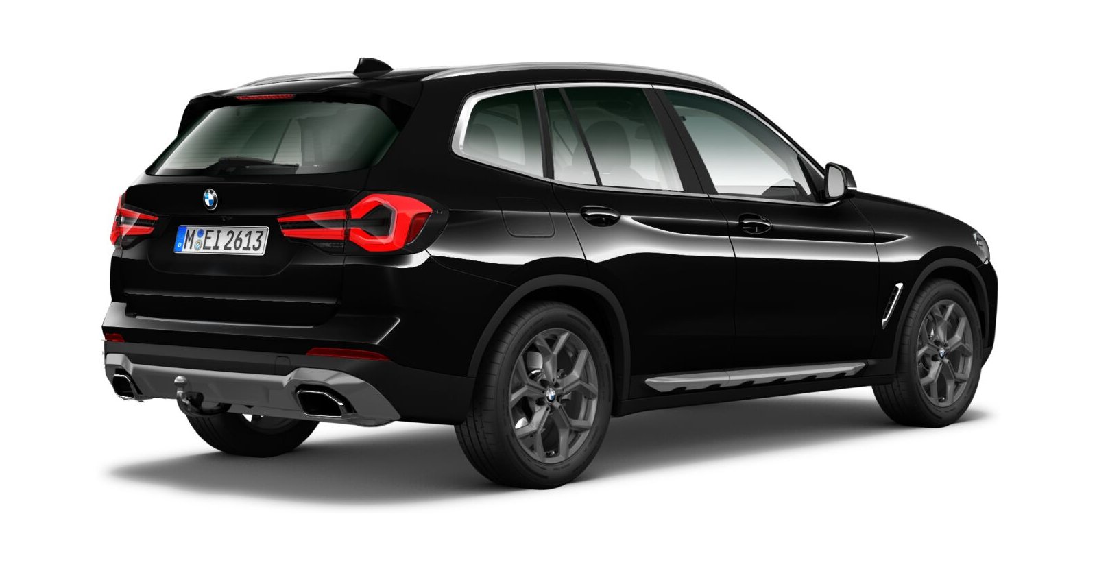 BMW BMW X in Schwarz von hinten BMW BMW X in Schwarz von hinten