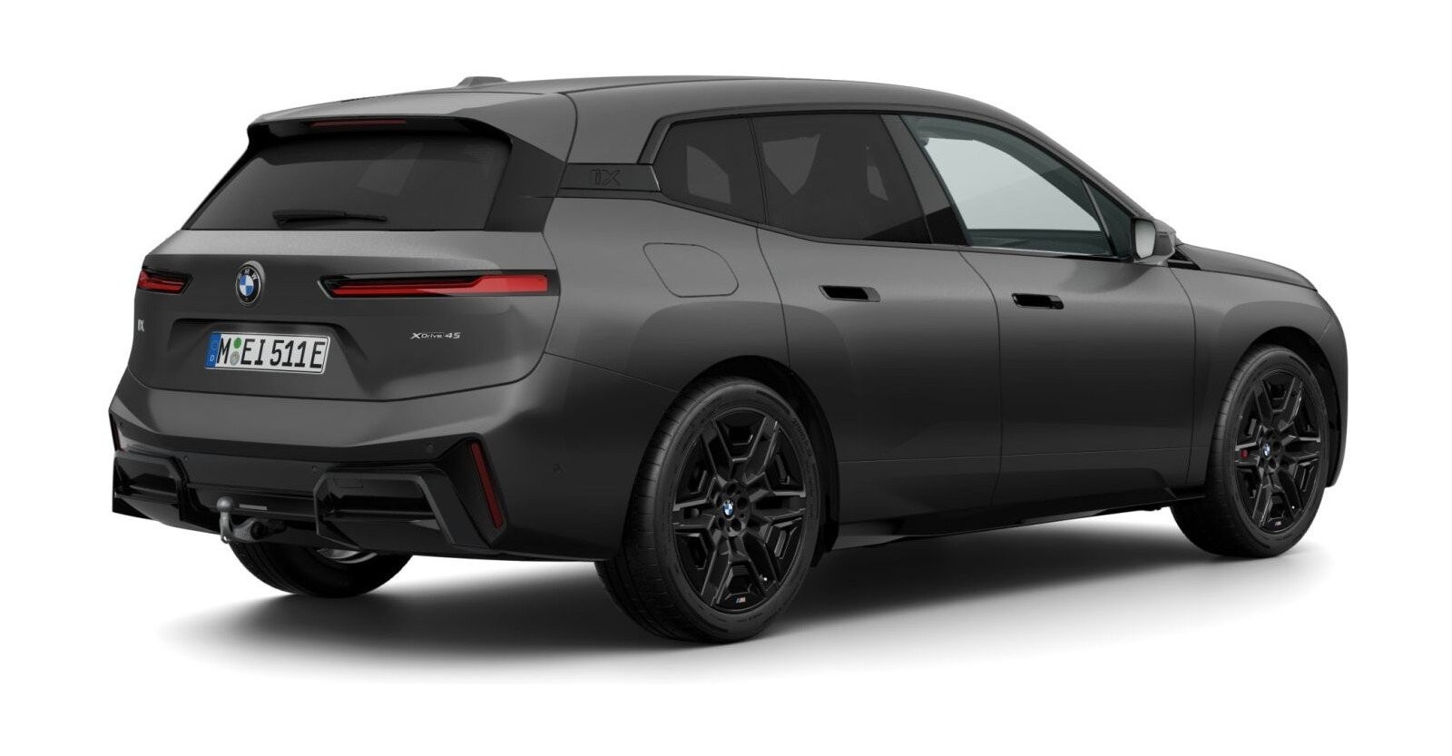 BMW BMW I in Grau von hinten BMW BMW I in Grau von hinten