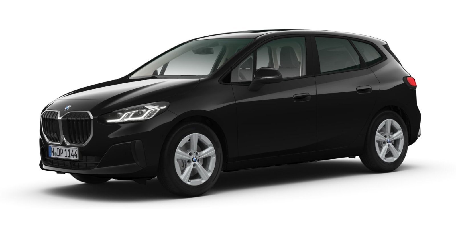 BMW BMW 2er in Schwarz von vorne BMW BMW 2er in Schwarz von vorne