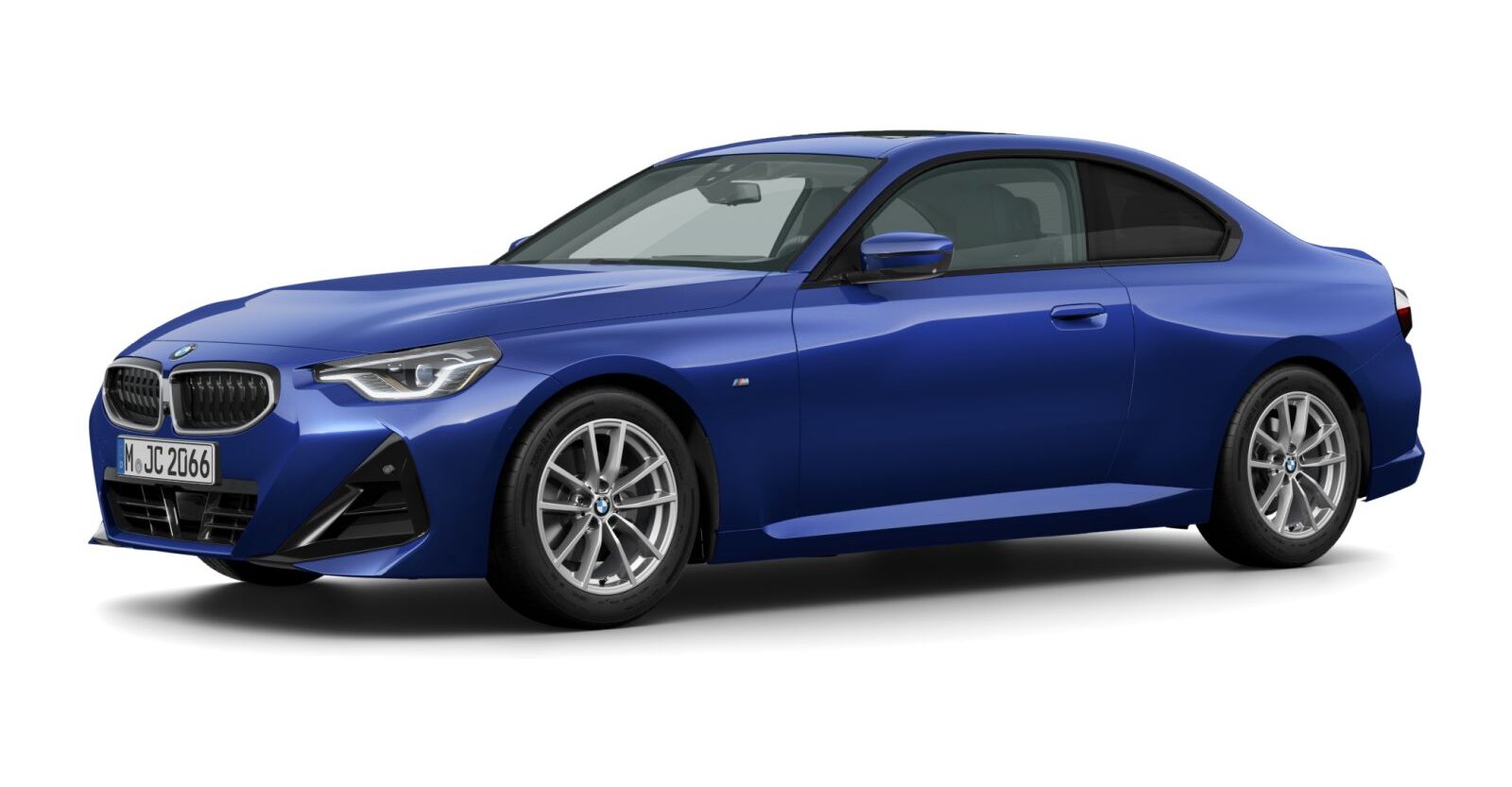 BMW BMW 2er in Blau von vorne BMW BMW 2er in Blau von vorne