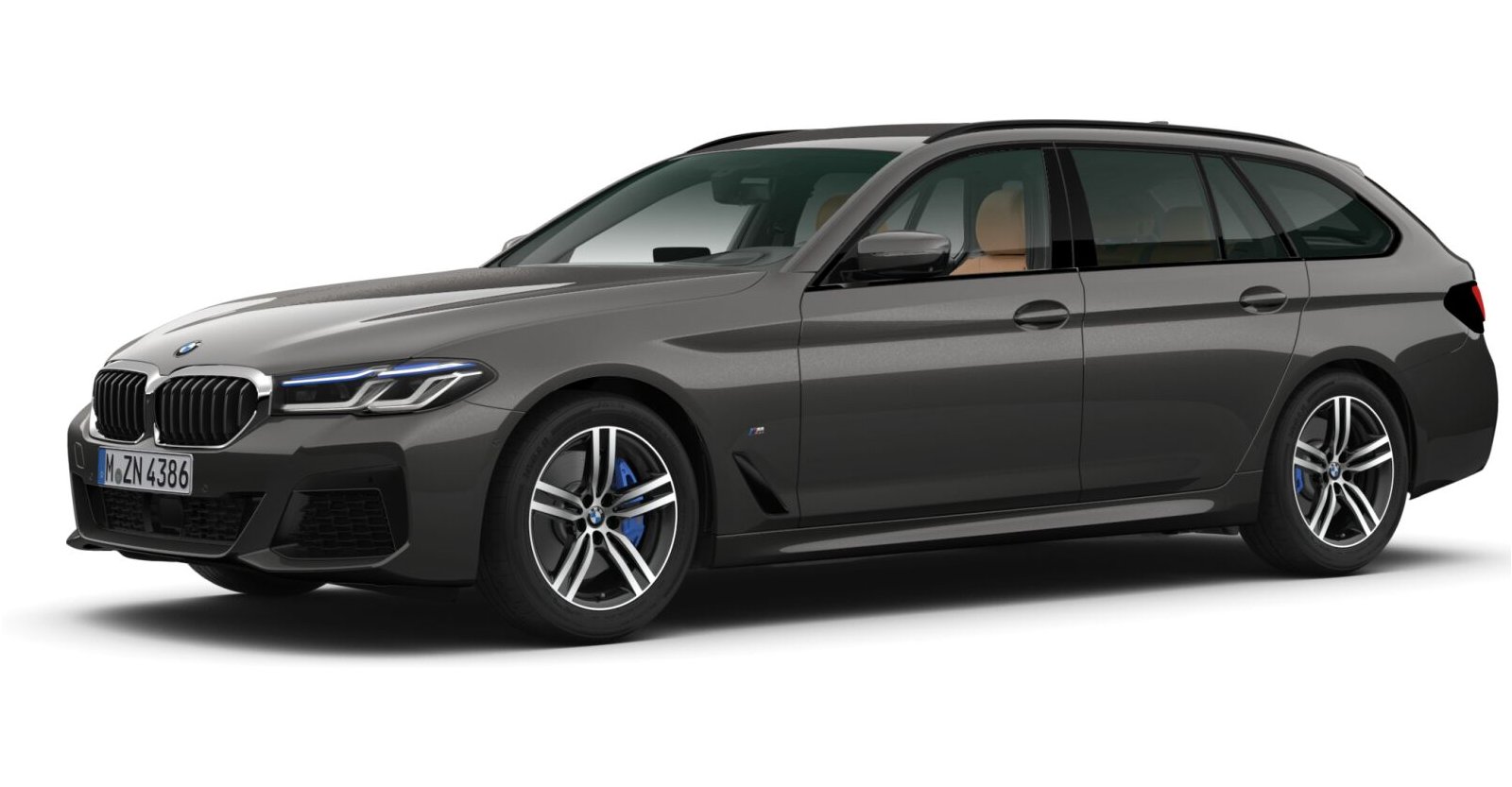 BMW BMW 5er in Grau von vorne BMW BMW 5er in Grau von vorne