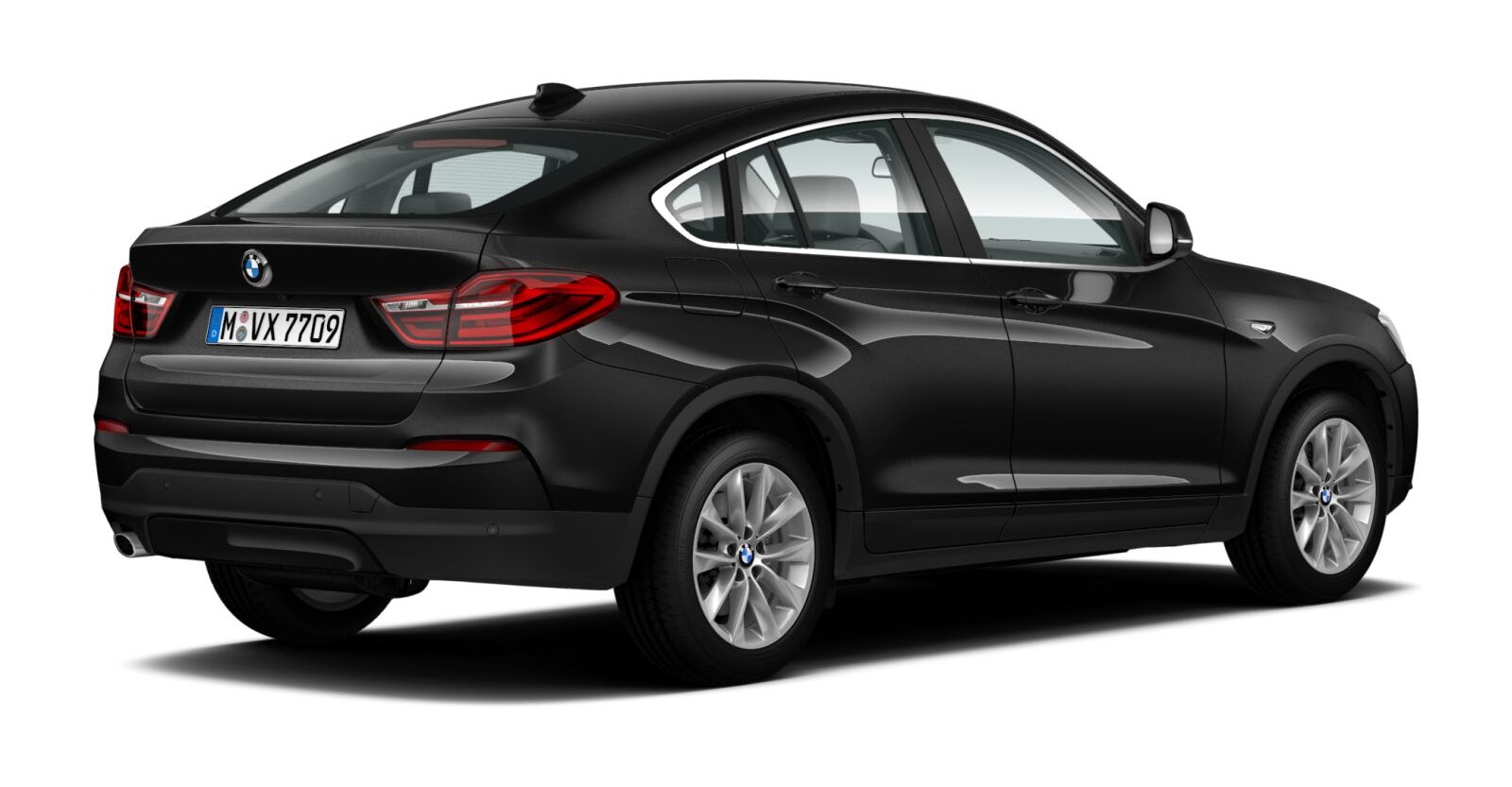 BMW BMW X in Grau von hinten BMW BMW X in Grau von hinten