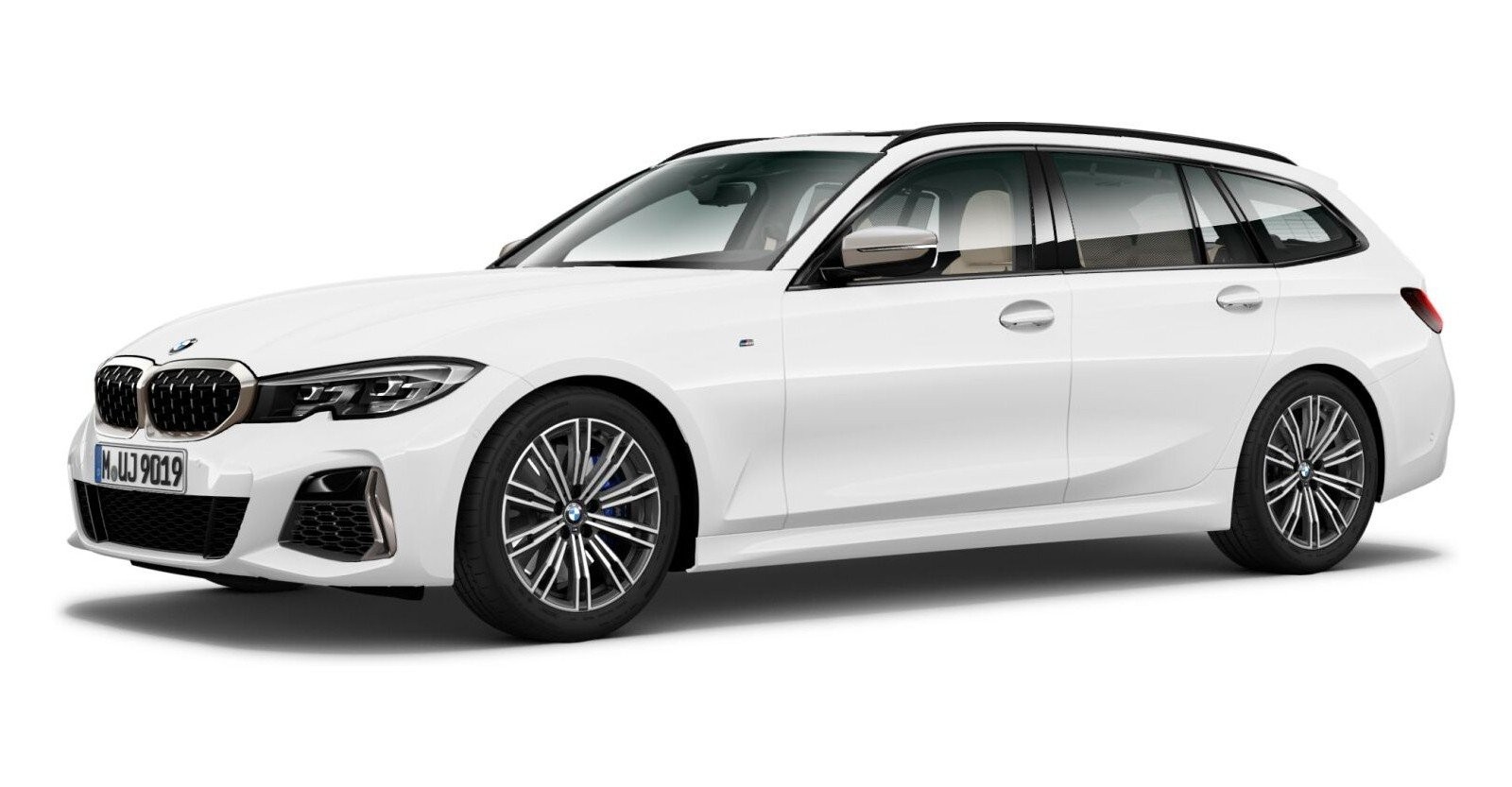 BMW BMW 3er in Weiß von vorne BMW BMW 3er in Weiß von vorne