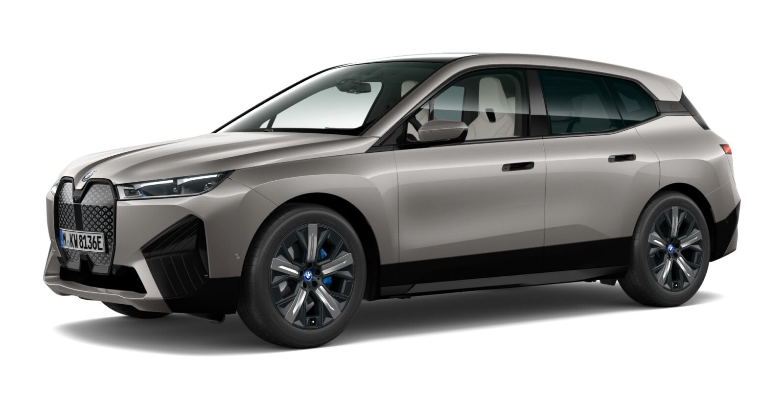 BMW BMW I in Grau von vorne BMW BMW I in Grau von vorne