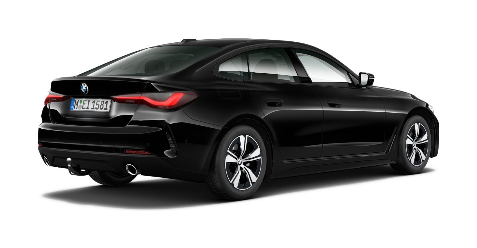 BMW BMW 4er in Schwarz von hinten BMW BMW 4er in Schwarz von hinten