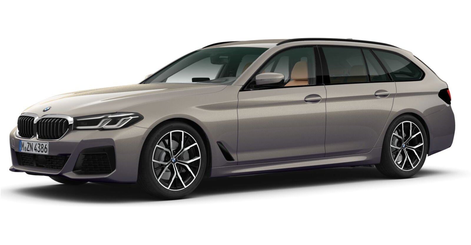 BMW BMW 5er in Grau von vorne BMW BMW 5er in Grau von vorne
