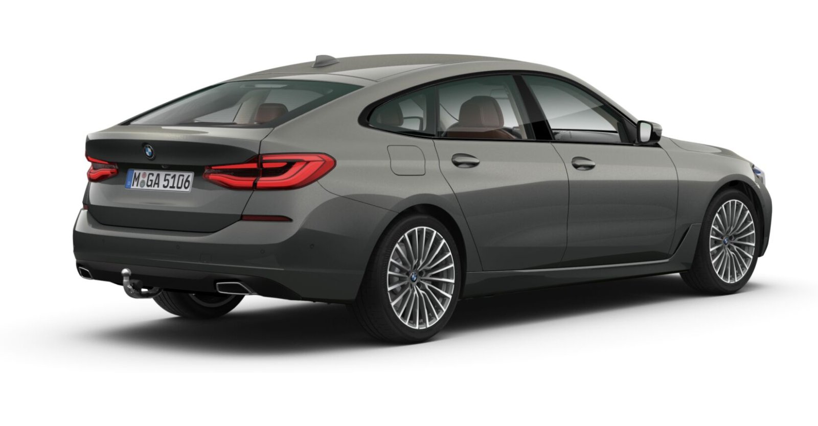 BMW BMW 6er in Grau von hinten BMW BMW 6er in Grau von hinten