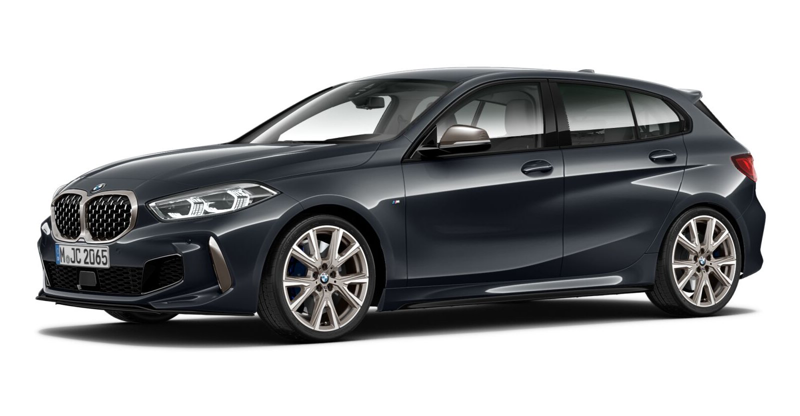 BMW BMW 1er in Grau von vorne BMW BMW 1er in Grau von vorne