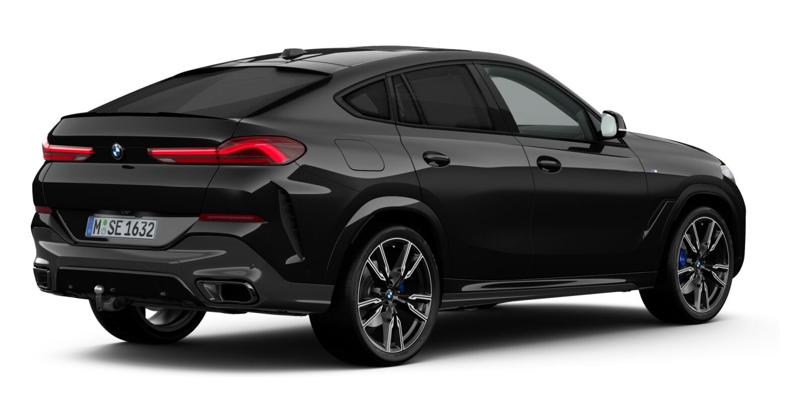 BMW BMW X in Schwarz von hinten BMW BMW X in Schwarz von hinten