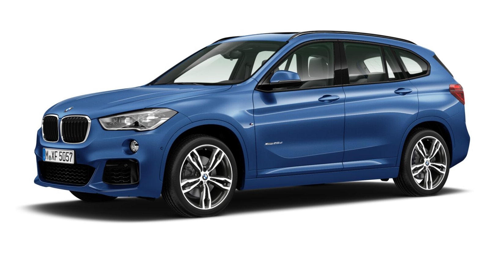 BMW BMW X in Blau von vorne BMW BMW X in Blau von vorne