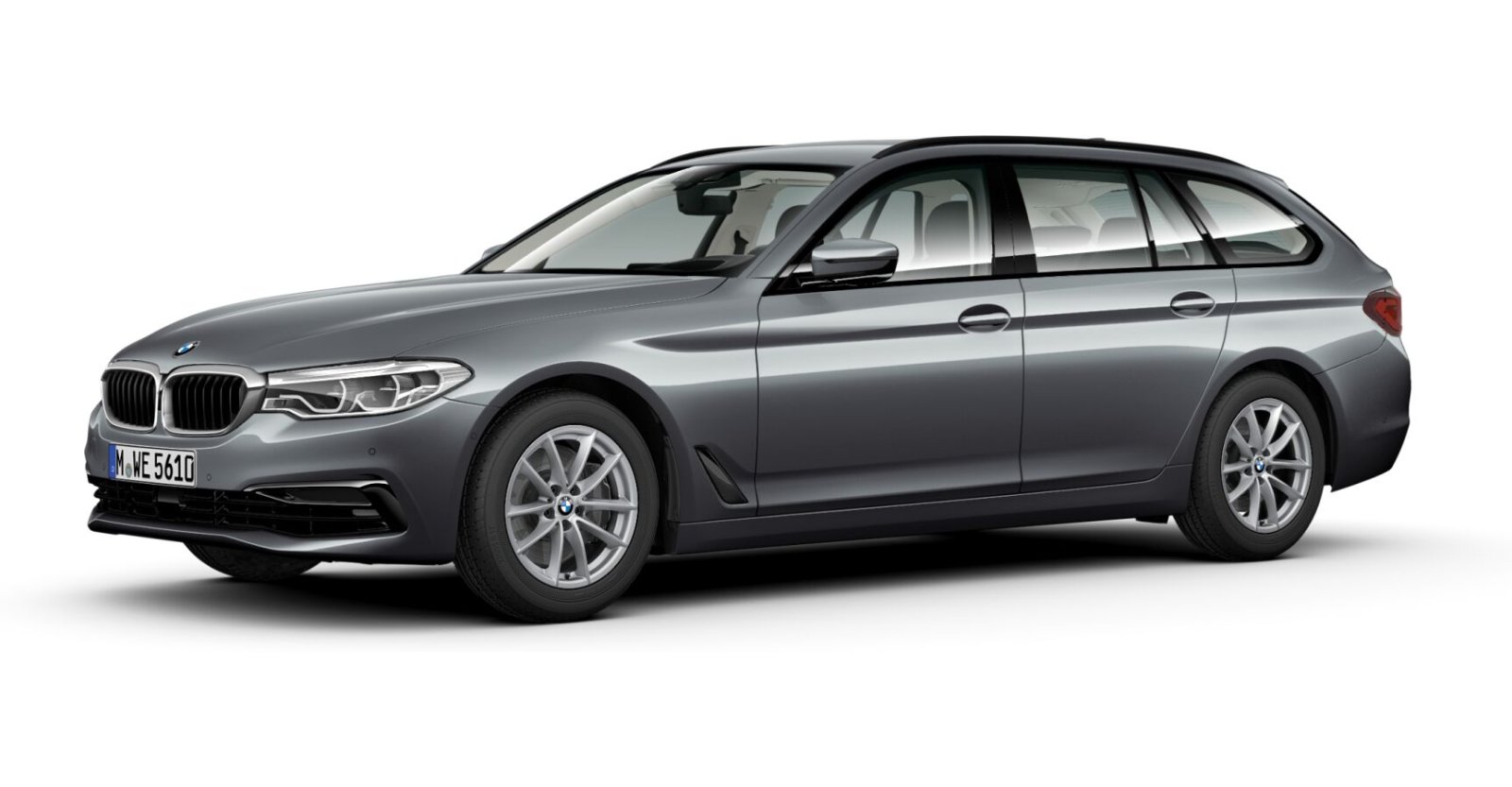 BMW BMW 5er in Grau von vorne BMW BMW 5er in Grau von vorne