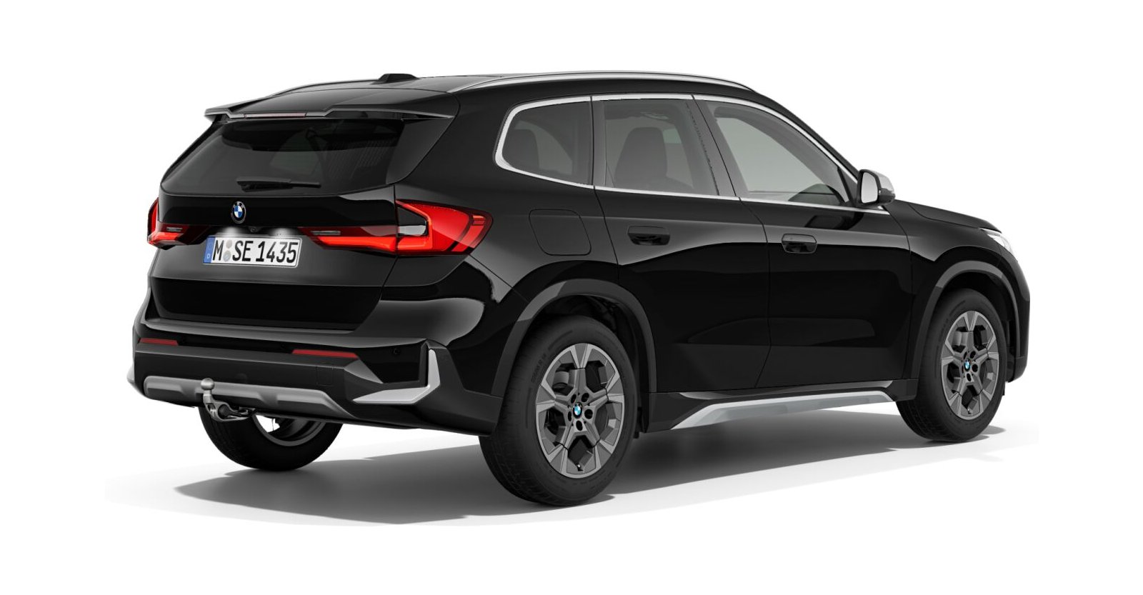 BMW BMW X in Schwarz von hinten BMW BMW X in Schwarz von hinten