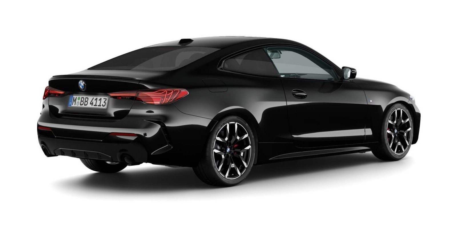 BMW BMW 4er in Schwarz von hinten BMW BMW 4er in Schwarz von hinten