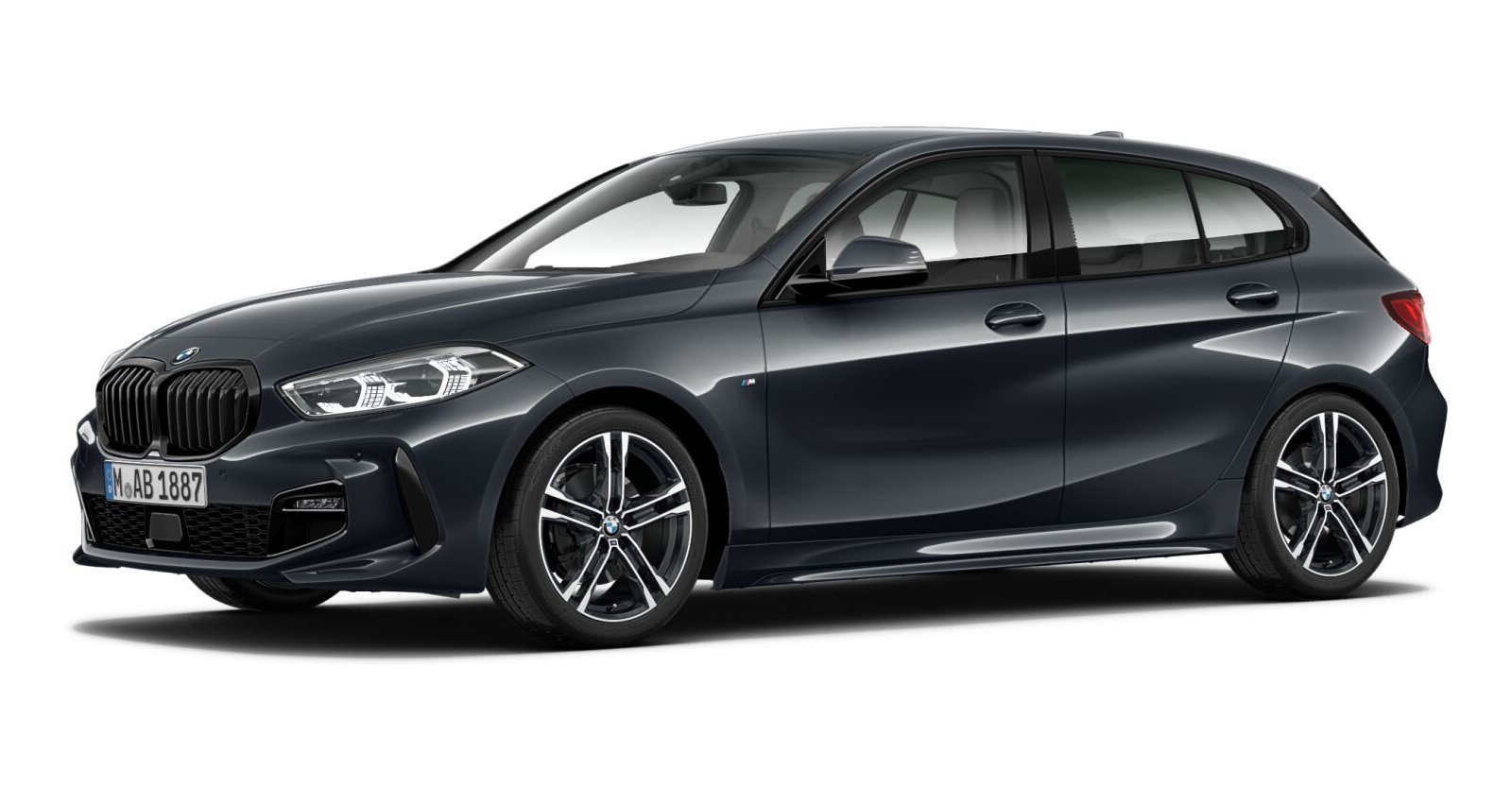 BMW BMW 1er in Grau von vorne BMW BMW 1er in Grau von vorne