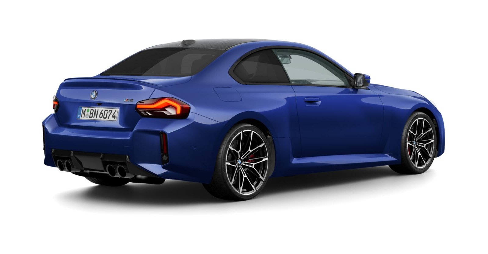 BMW BMW M in Blau von hinten BMW BMW M in Blau von hinten