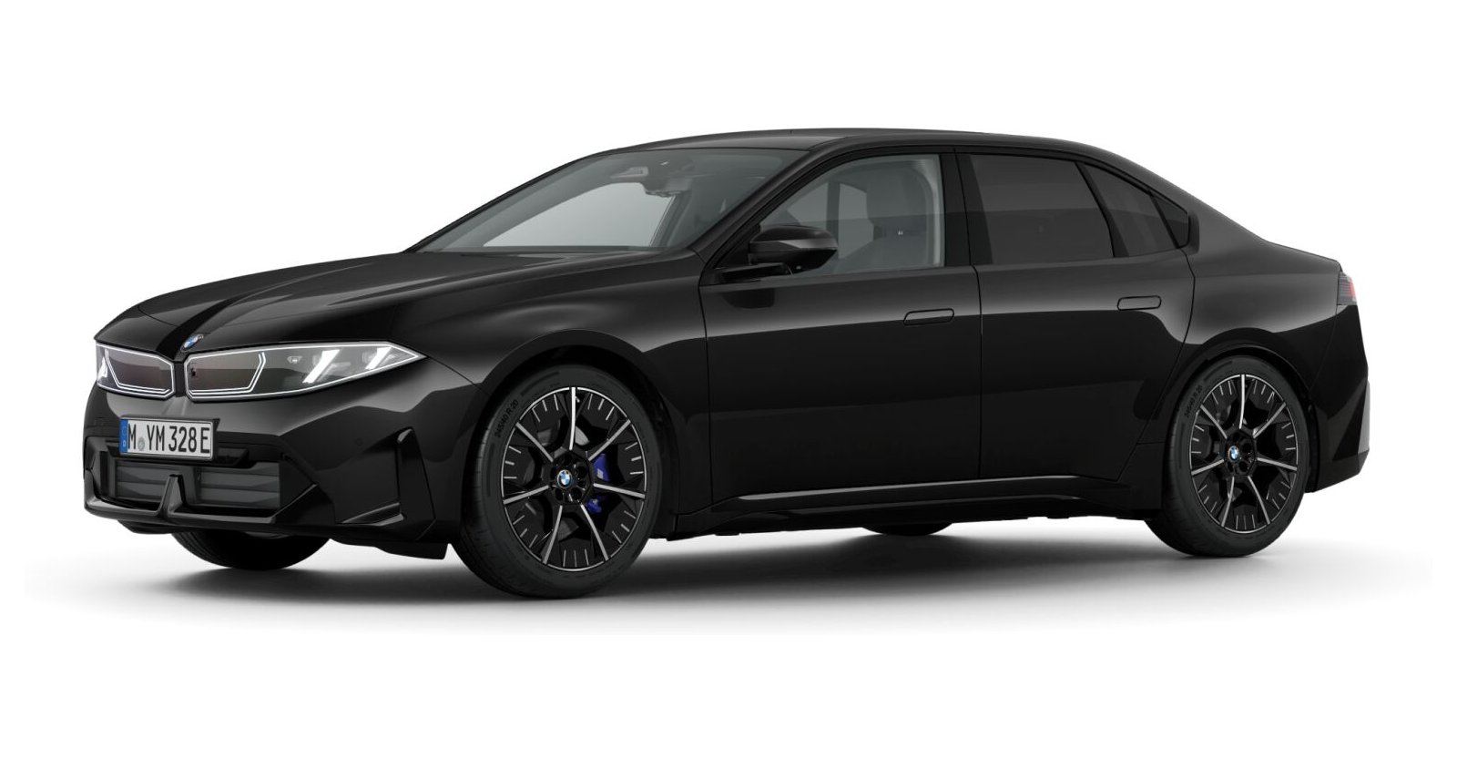 BMW i3 50 xDrive in Schwarz von vorne BMW i3 50 xDrive in Schwarz von vorne