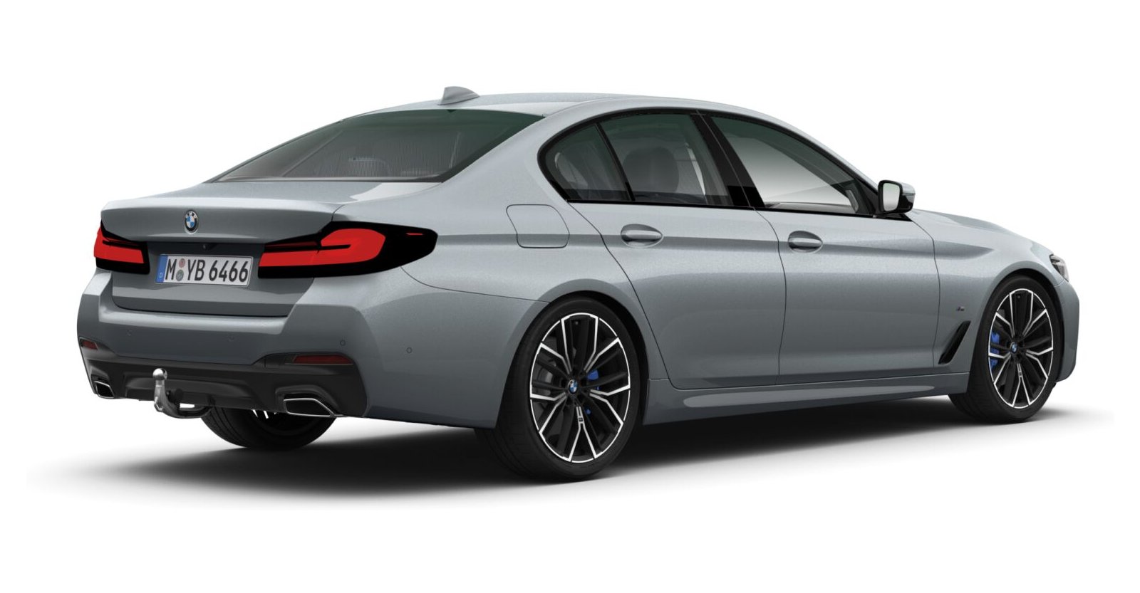 BMW BMW 5er in Grau von hinten BMW BMW 5er in Grau von hinten