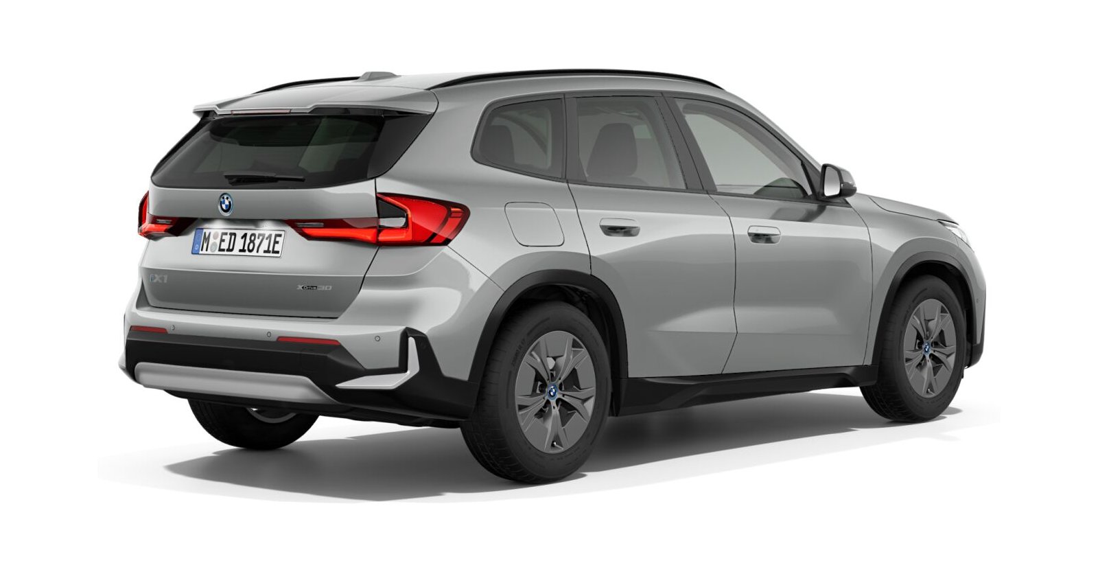 BMW BMW I in Grau von hinten BMW BMW I in Grau von hinten