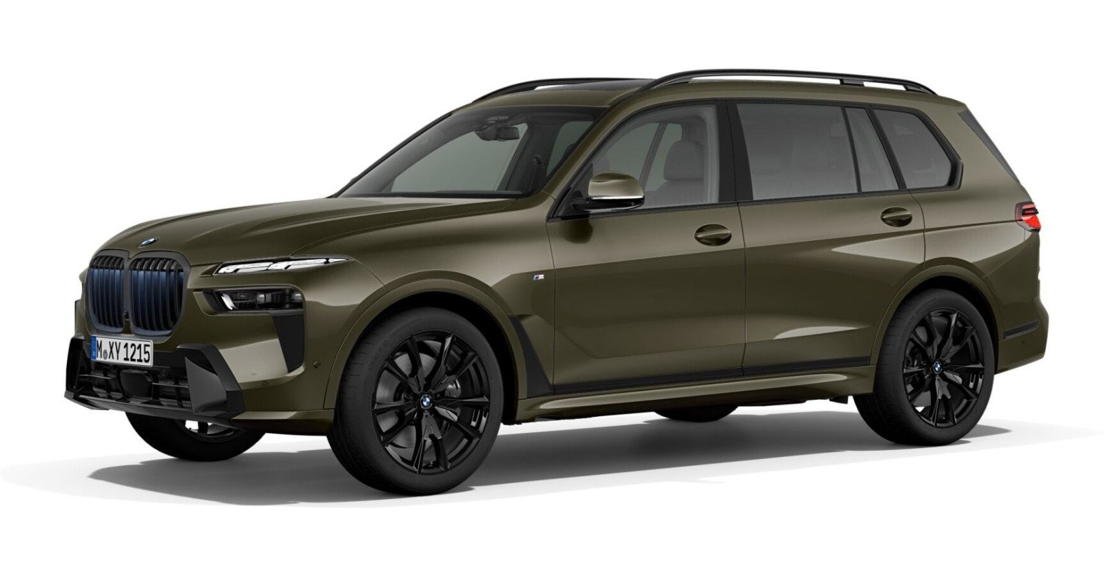 BMW X7 xDrive40d in Grün von vorne BMW X7 xDrive40d in Grün von vorne