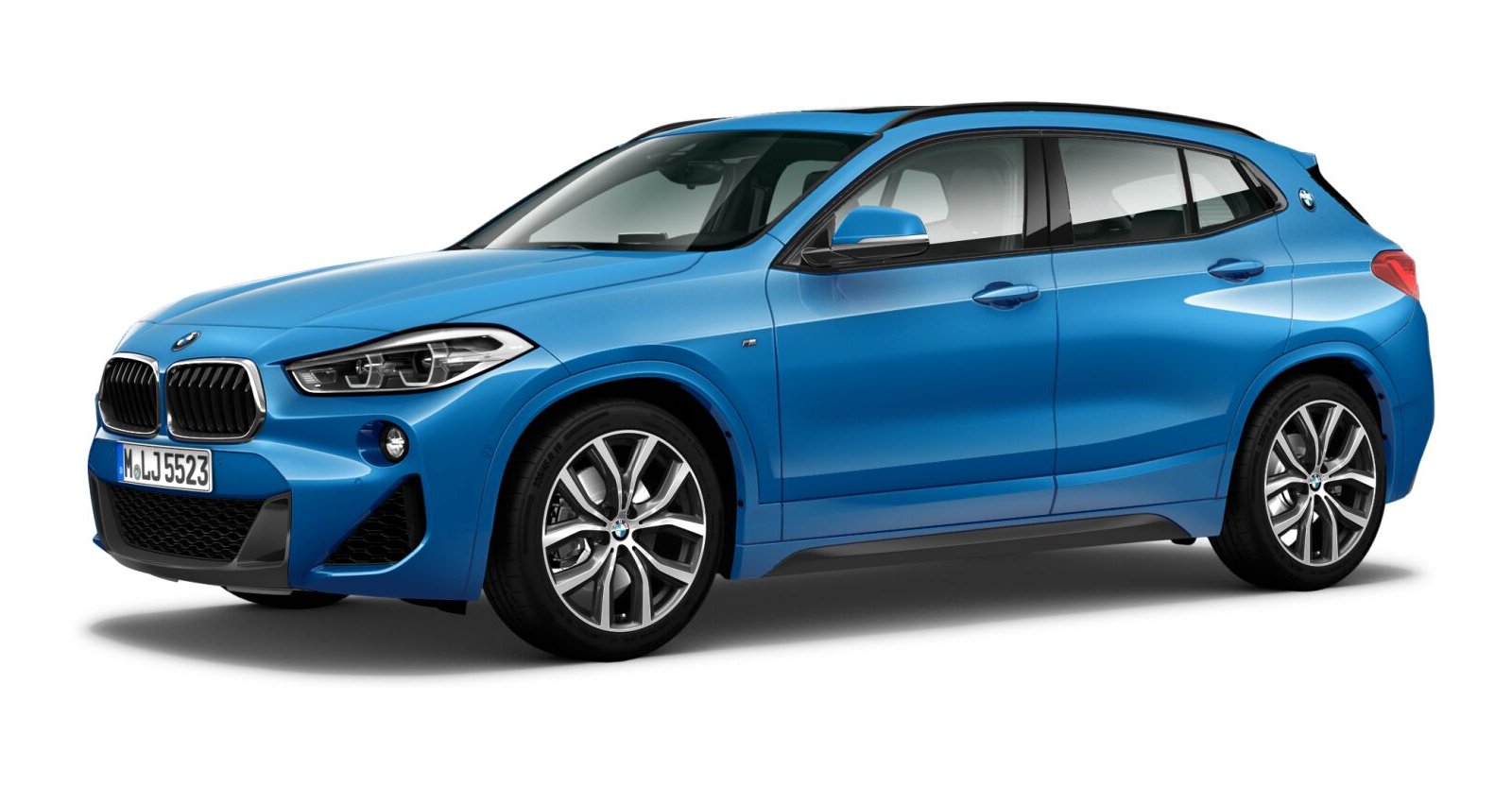 BMW BMW X in Blau von vorne BMW BMW X in Blau von vorne