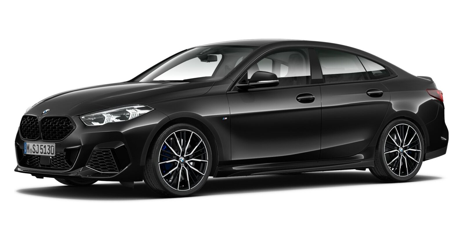 BMW BMW 2er in Schwarz von vorne BMW BMW 2er in Schwarz von vorne