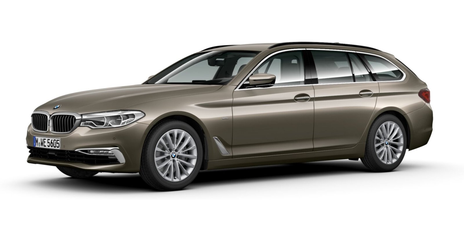 BMW BMW 5er in Grau von vorne BMW BMW 5er in Grau von vorne