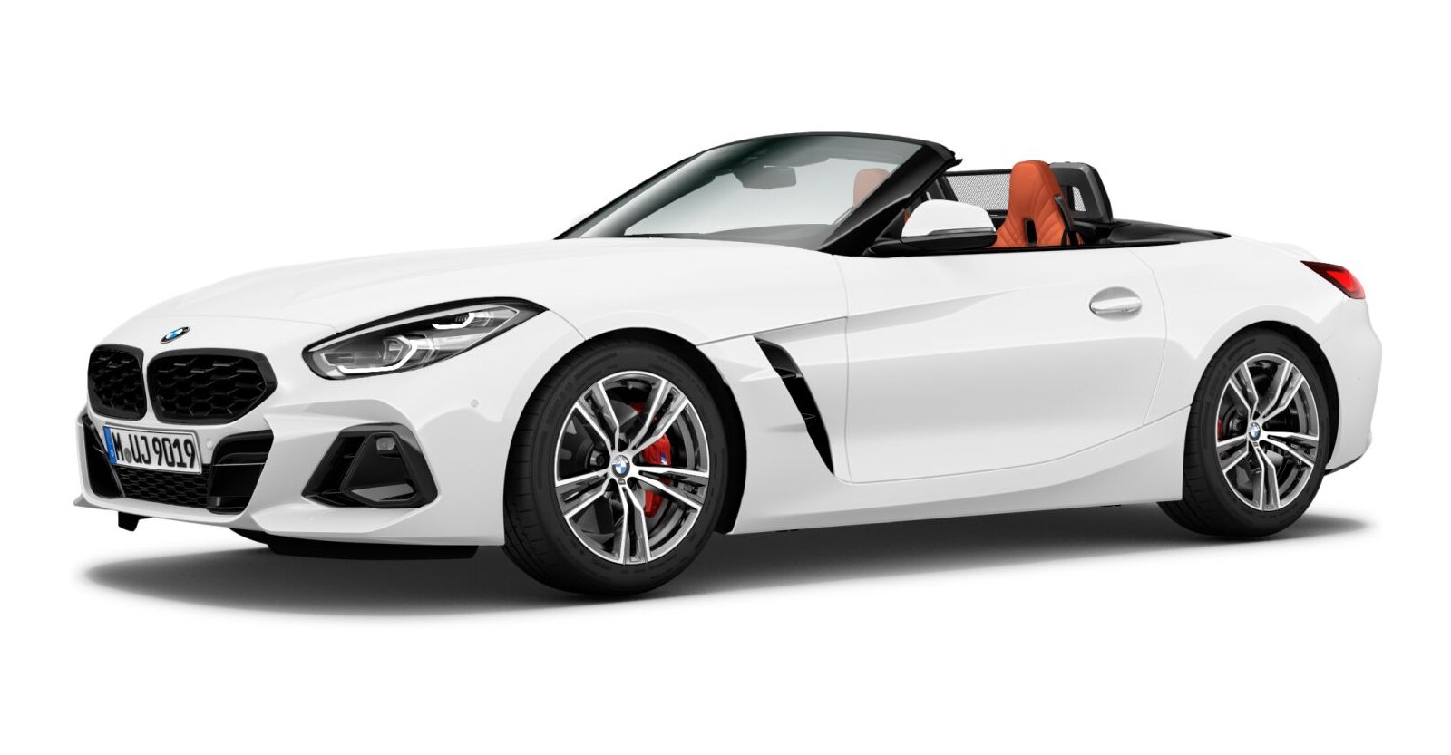 BMW Z4 sDrive30i in Weiß von vorne BMW Z4 sDrive30i in Weiß von vorne