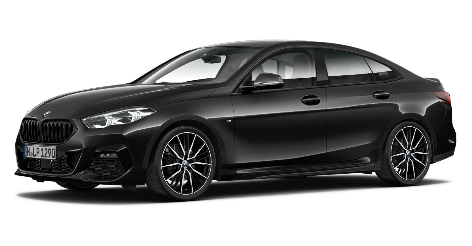 BMW BMW 2er in Schwarz von vorne BMW BMW 2er in Schwarz von vorne