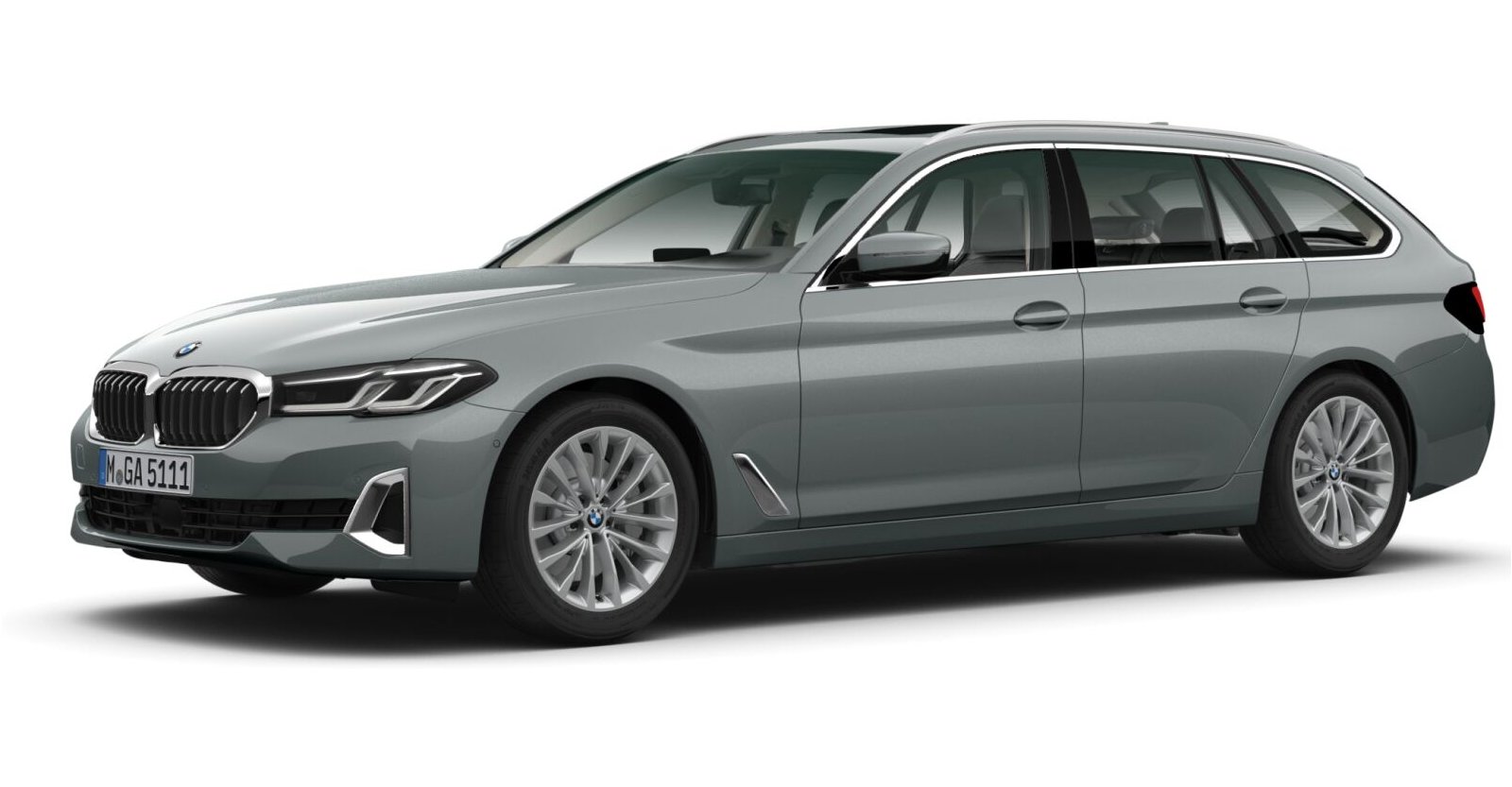 BMW BMW 5er in Grau von vorne BMW BMW 5er in Grau von vorne
