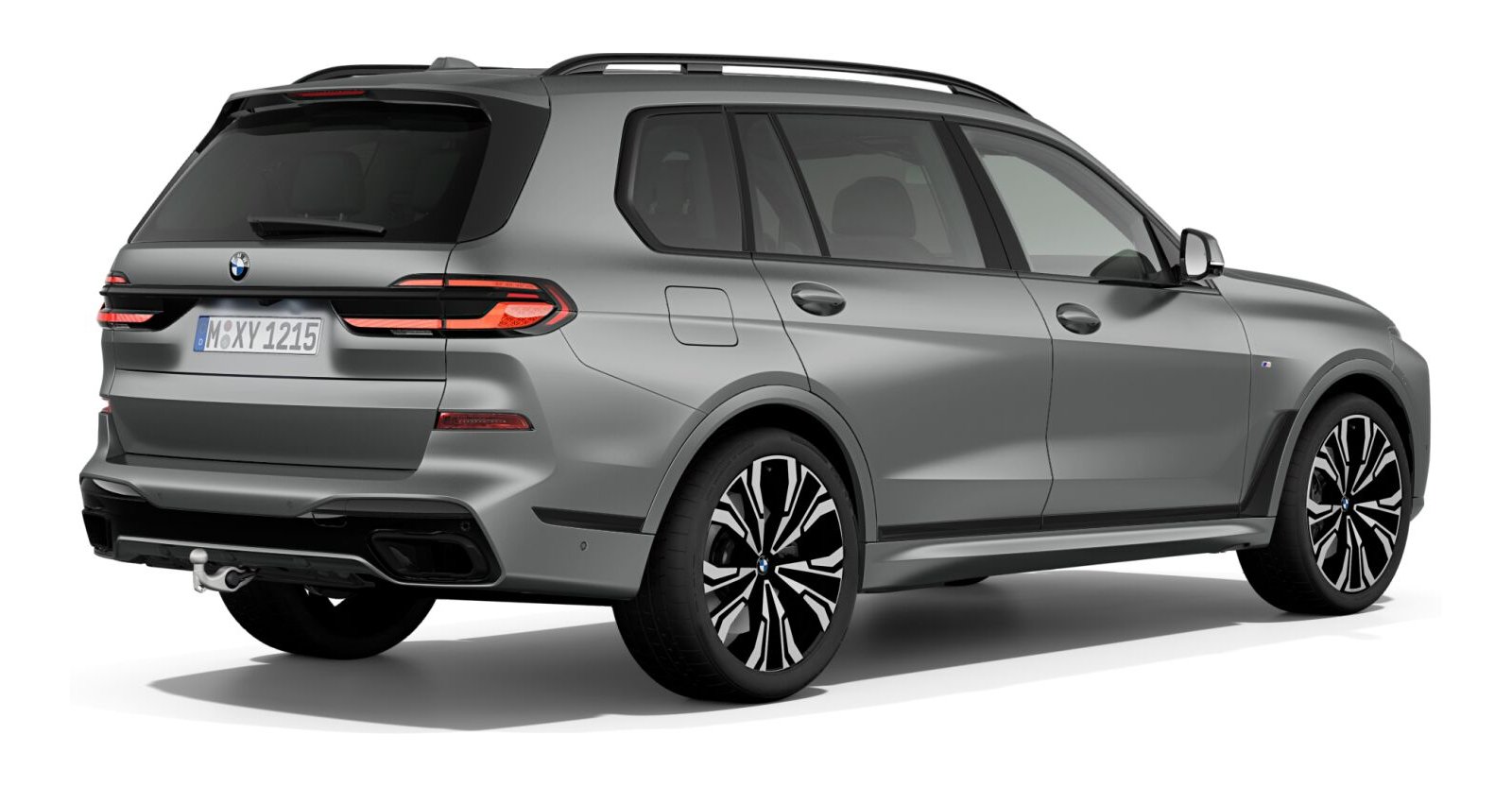 BMW BMW X in Grau von hinten BMW BMW X in Grau von hinten