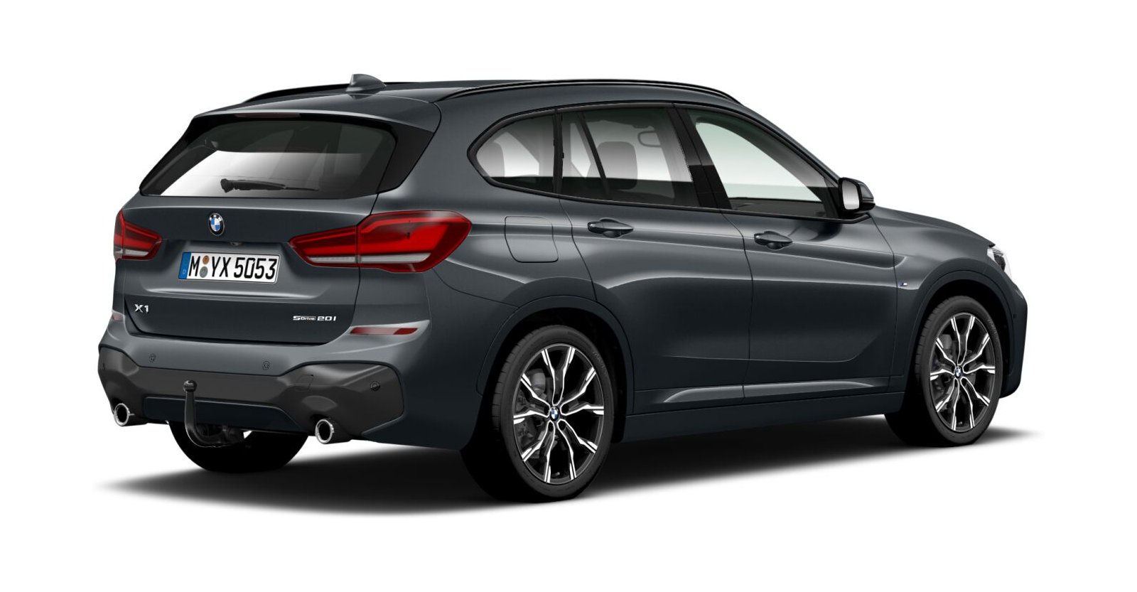 BMW BMW X in Grau von hinten BMW BMW X in Grau von hinten