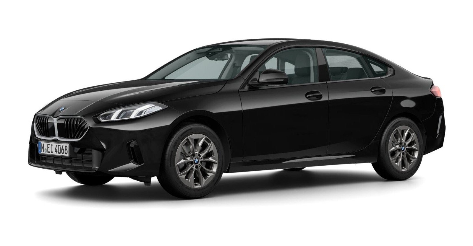 BMW BMW 2er in Schwarz von vorne BMW BMW 2er in Schwarz von vorne