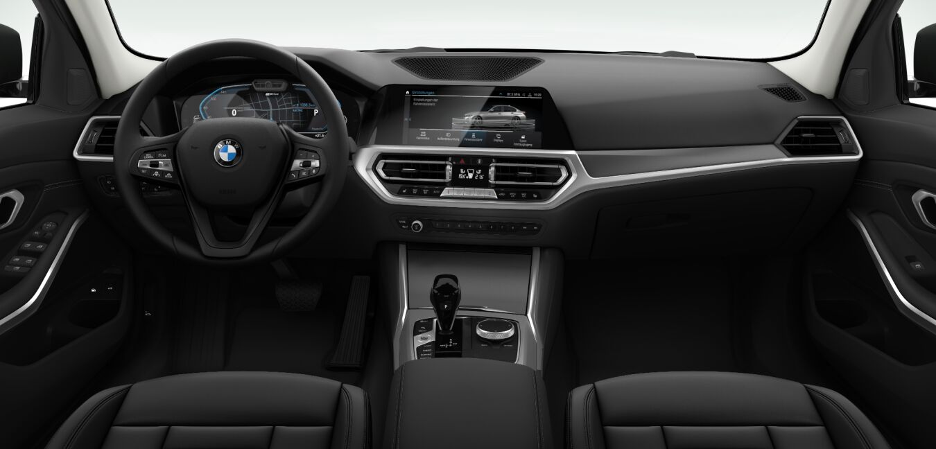BMW BMW 3er im Innenraum von vorne BMW BMW 3er im Innenraum von vorne