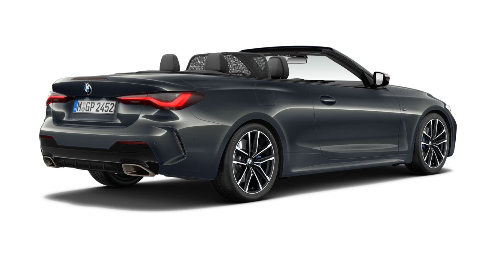 BMW BMW 4er in Grau von hinten BMW BMW 4er in Grau von hinten