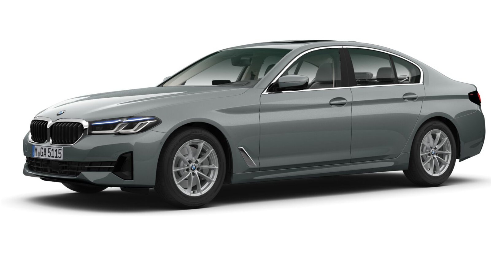 BMW BMW 5er in Grau von vorne BMW BMW 5er in Grau von vorne