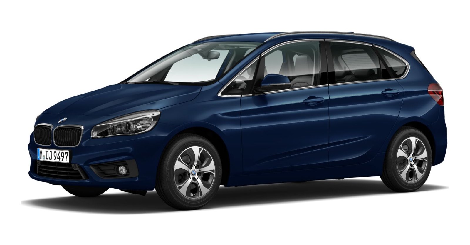 BMW BMW 2er in Blau von vorne BMW BMW 2er in Blau von vorne
