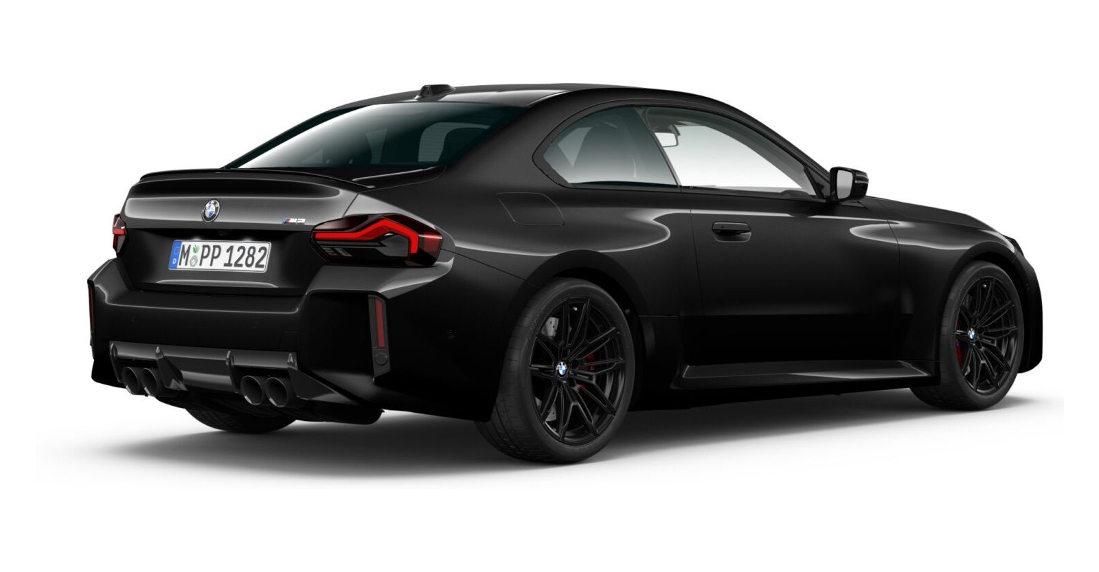 BMW BMW M in Schwarz von hinten BMW BMW M in Schwarz von hinten