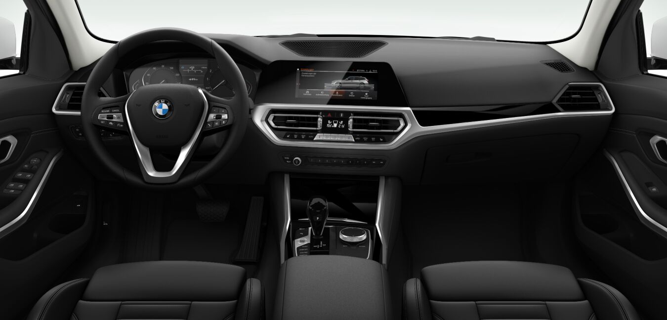 BMW BMW 3er im Innenraum von vorne BMW BMW 3er im Innenraum von vorne