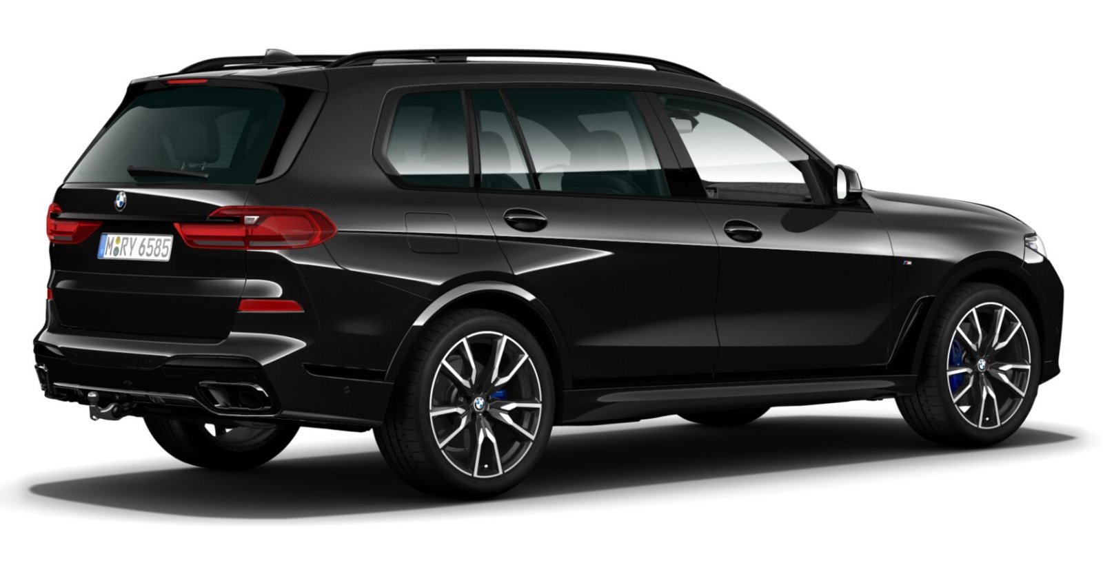 BMW BMW X in Schwarz von hinten BMW BMW X in Schwarz von hinten