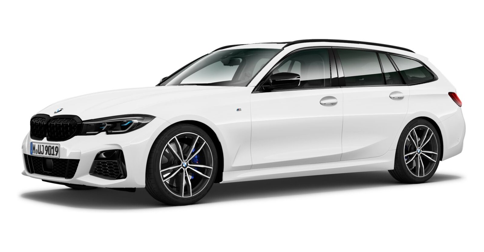 BMW BMW 3er in Weiß von vorne BMW BMW 3er in Weiß von vorne