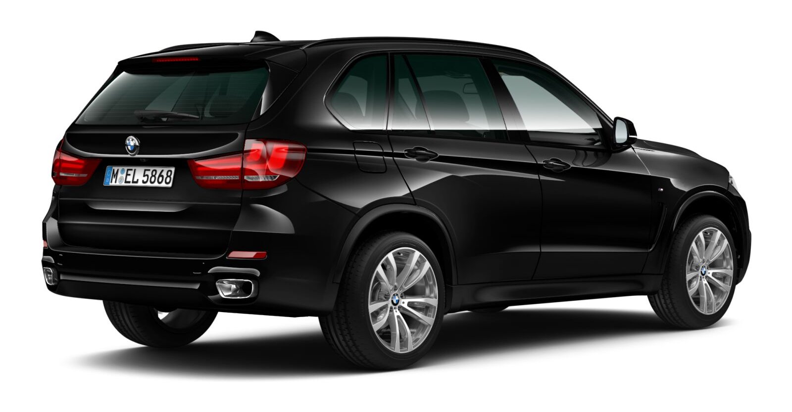 BMW BMW X in Schwarz von hinten BMW BMW X in Schwarz von hinten