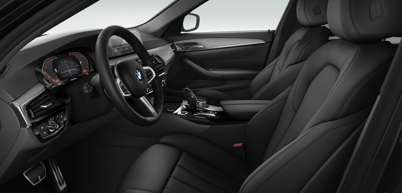 BMW BMW 5er im Innenraum seitlich BMW BMW 5er im Innenraum seitlich