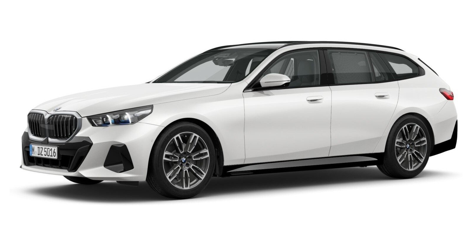 BMW 520d xDrive Touring in Weiß von vorne BMW 520d xDrive Touring in Weiß von vorne