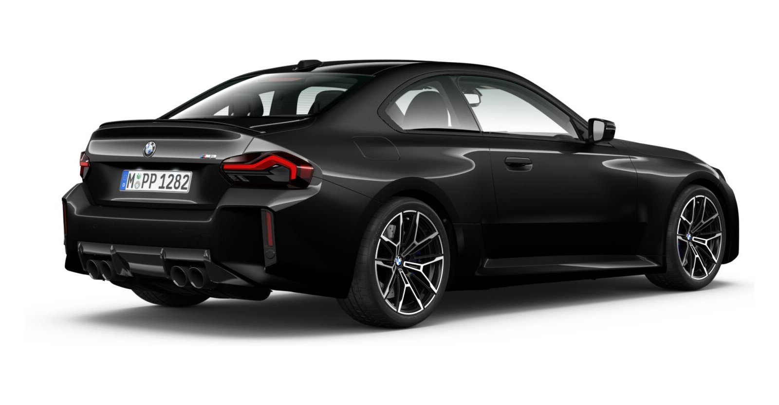 BMW BMW M in Schwarz von hinten BMW BMW M in Schwarz von hinten